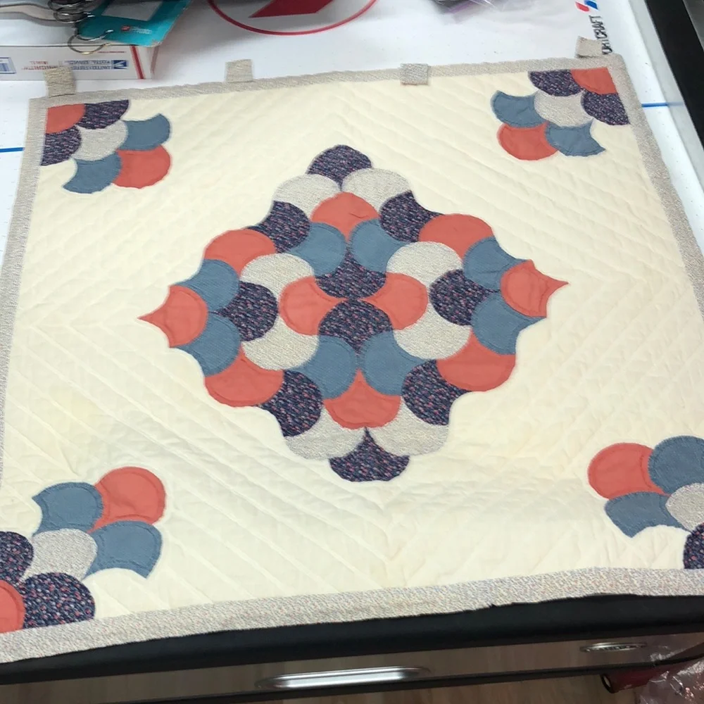 VINTAGE HANDMADE Patchwork Quilt WALL HANGING